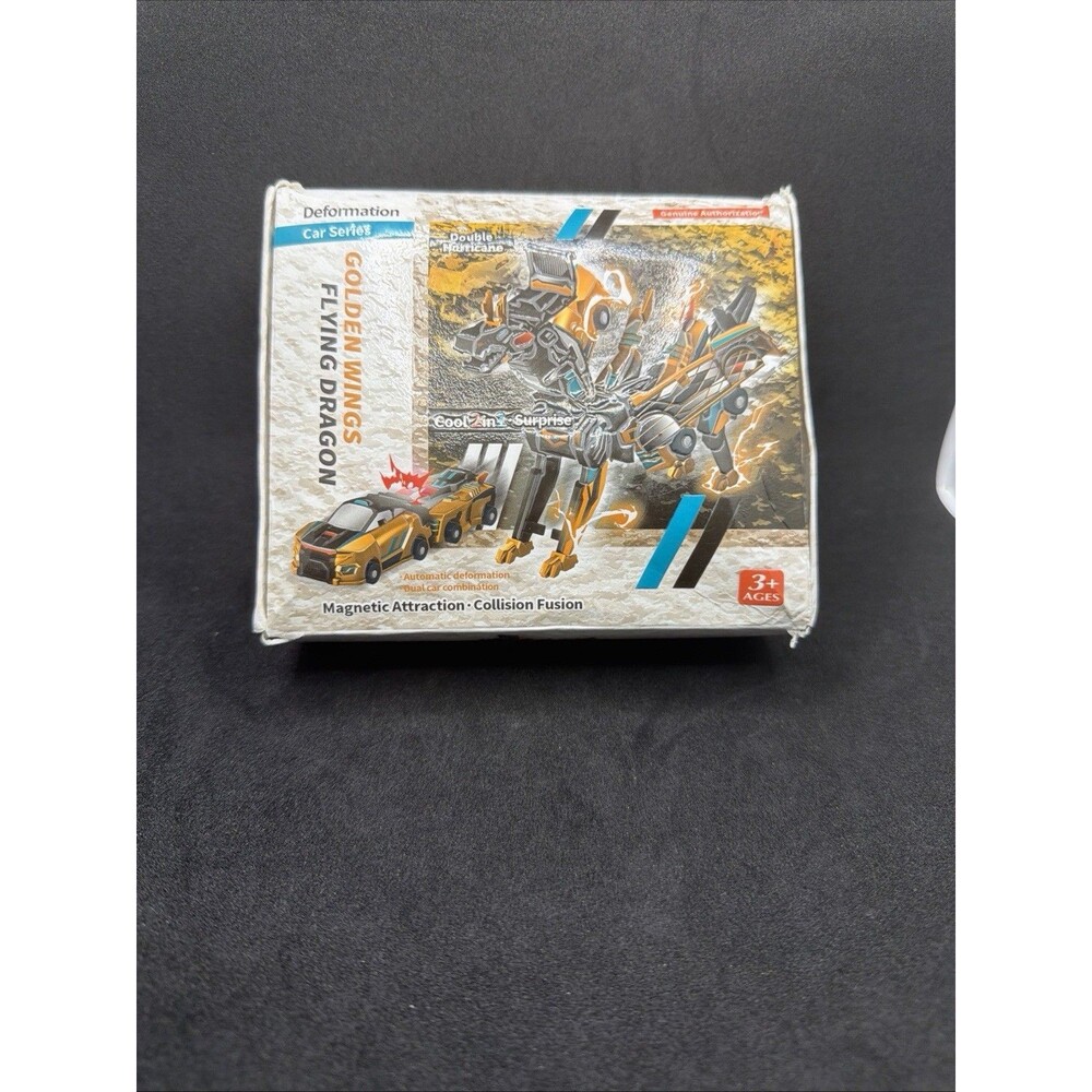 Golden Wings Flying Dragon Double Hurricane 2-in-1 Transforming Car Toy No 1921